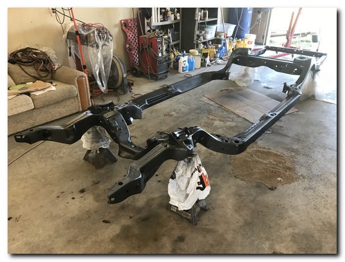 Epoxy coating frame