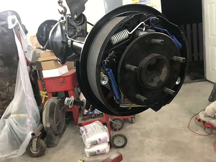 New brake shoes