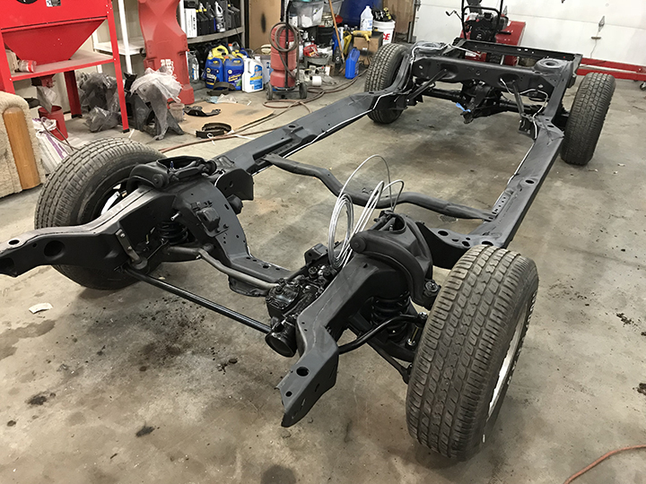 Sway bar installed