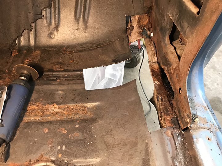 Drivers floor rust