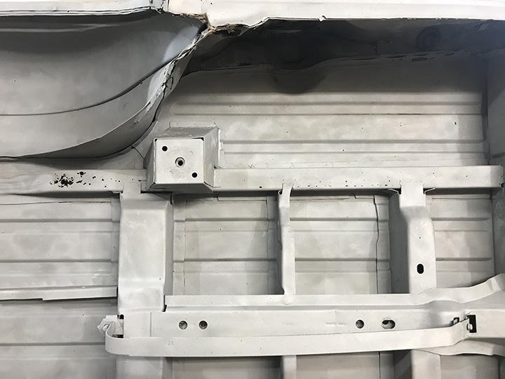 Roll pan holes