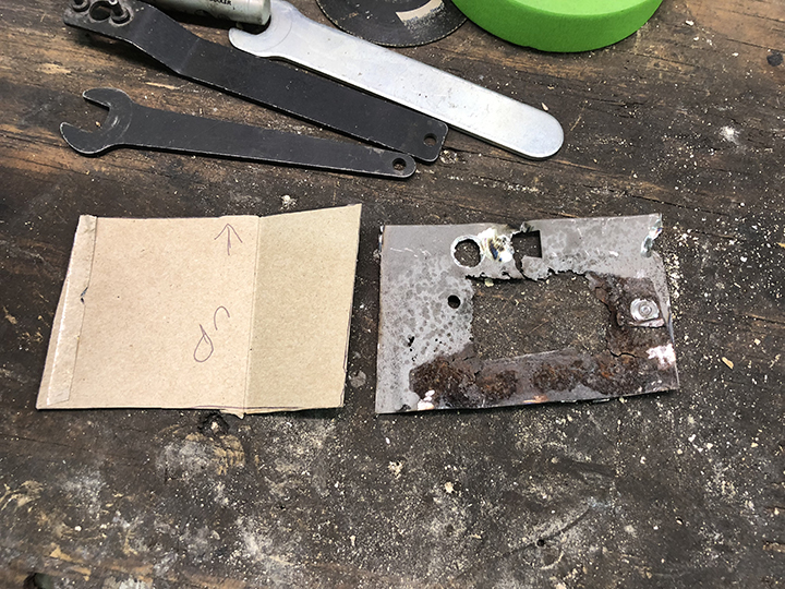 Cardboard template