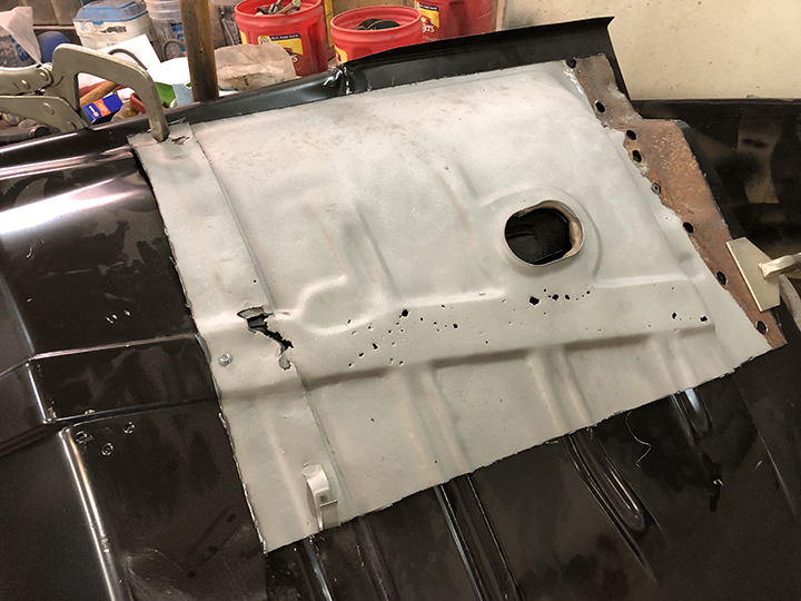 Pattern on sheet metal