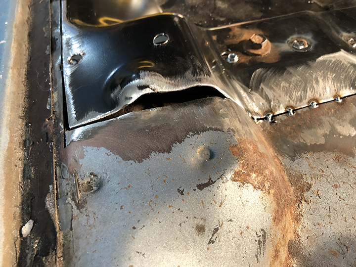 Body mount area too high