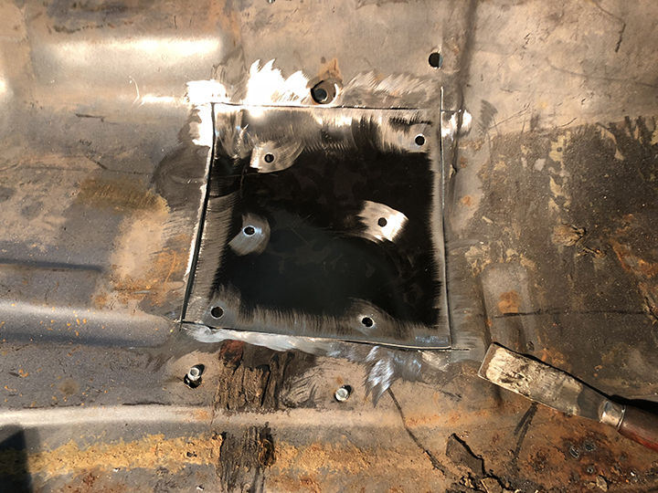 Welded in