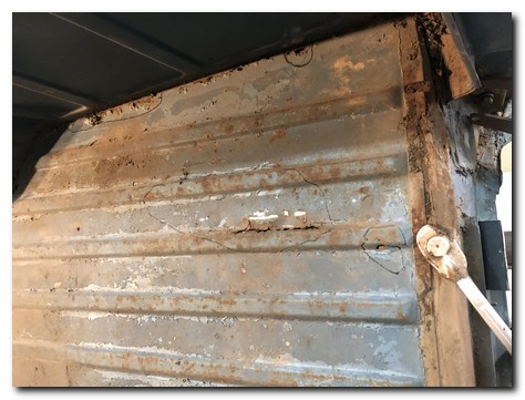 More rust damage