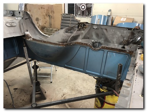 Into rear area