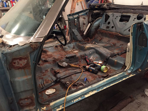 Interior removed