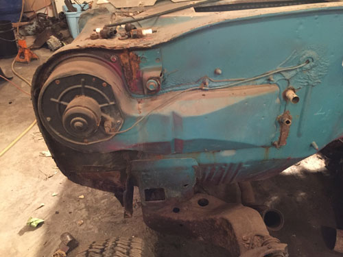 Heater removed