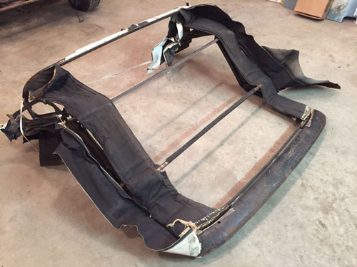 Top frame removed