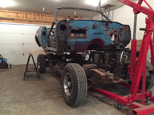 Body bolts removed