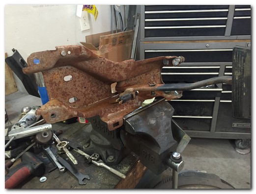 Brake pedal before