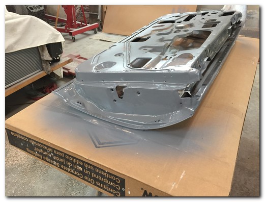Jamb sandblasted