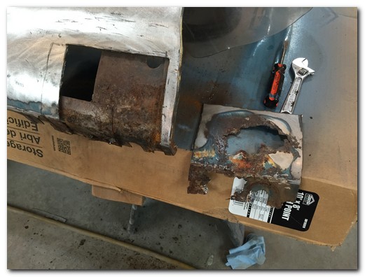 Rotten area removed