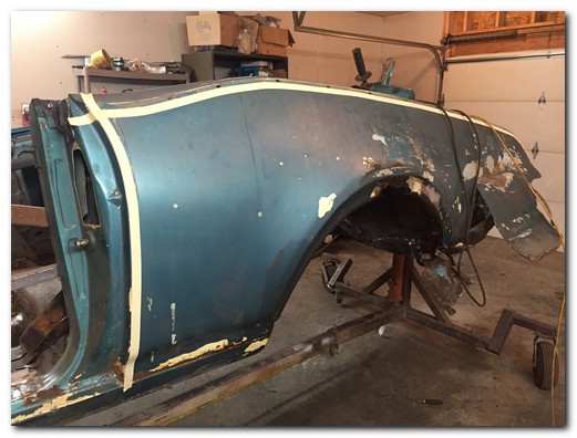 Driver quarter rust