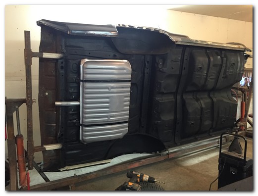 Gas tank test fit