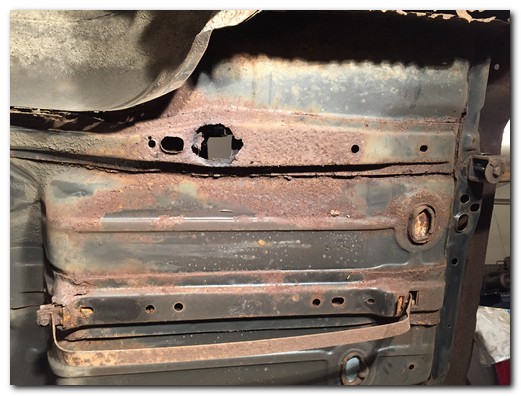 Trunk floor rust