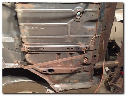 Body mounts destroyed