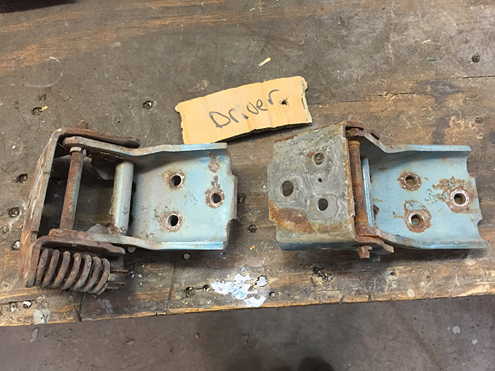 Worn hinges