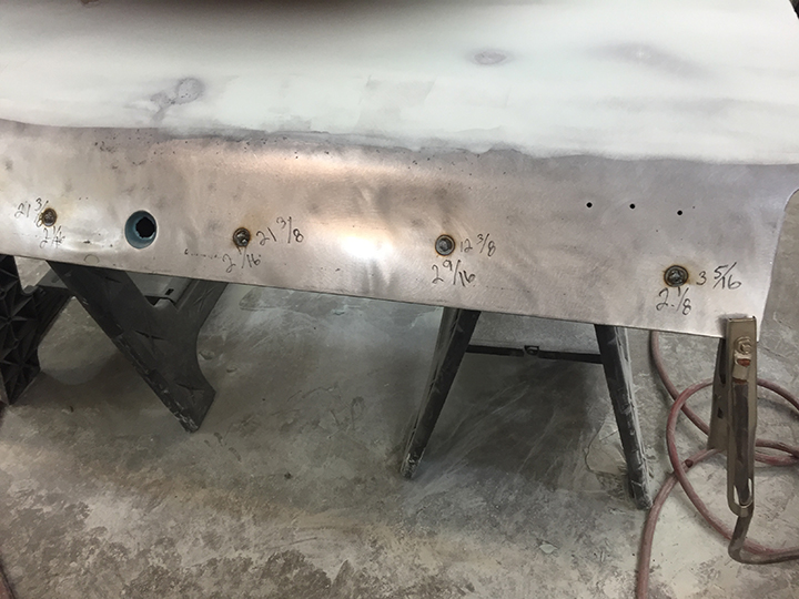 Holes welded