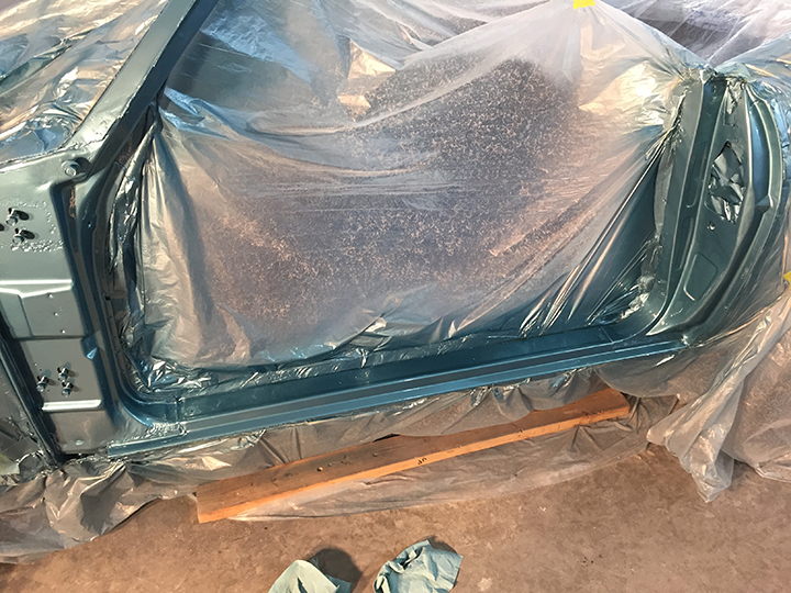 Three coats clear