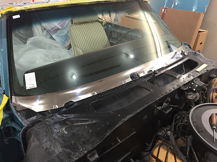 Trim installed