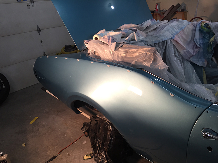 Trim clips installed