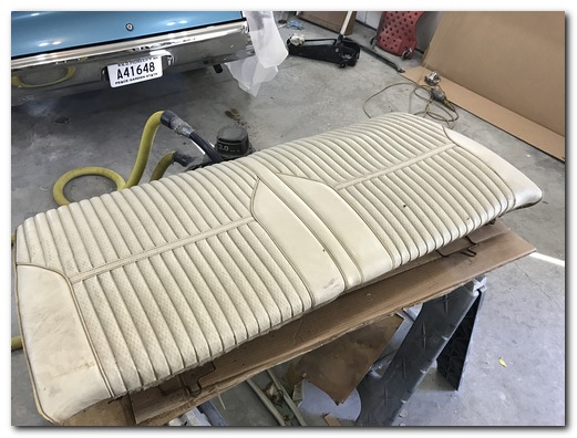 Rear seat back