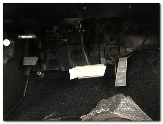 Under dash