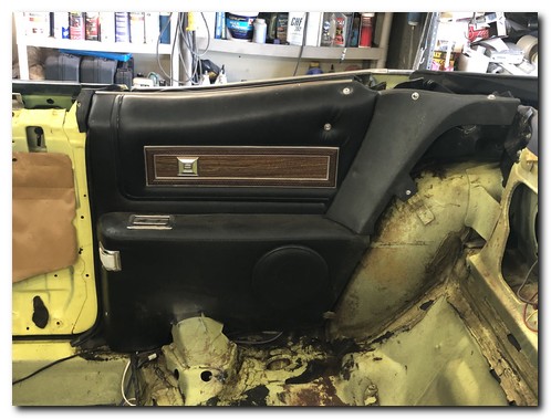 Seats carpet removed